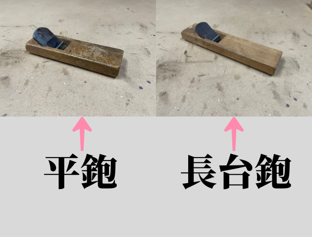 平鉋 小鉋 など4点セット 大工道具((検索 鑿 鉋 かんな 家具職人 宮大工 指物 特殊鉋 叩き鑿 小刀 墨壺 天然砥石 鋸 玄能 玄翁 竹中大工道具館 | 平鉋