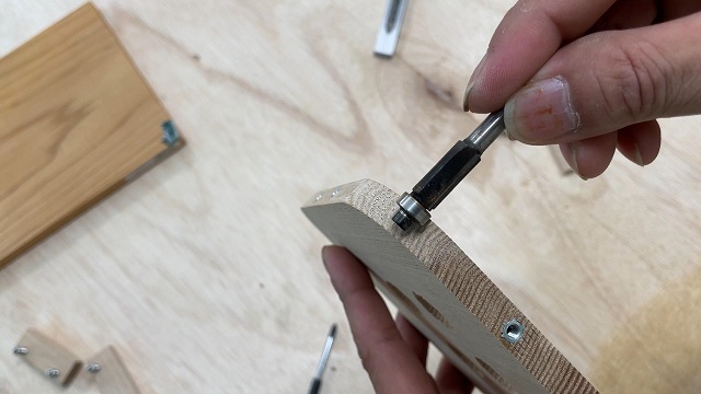 自作のR加工治具